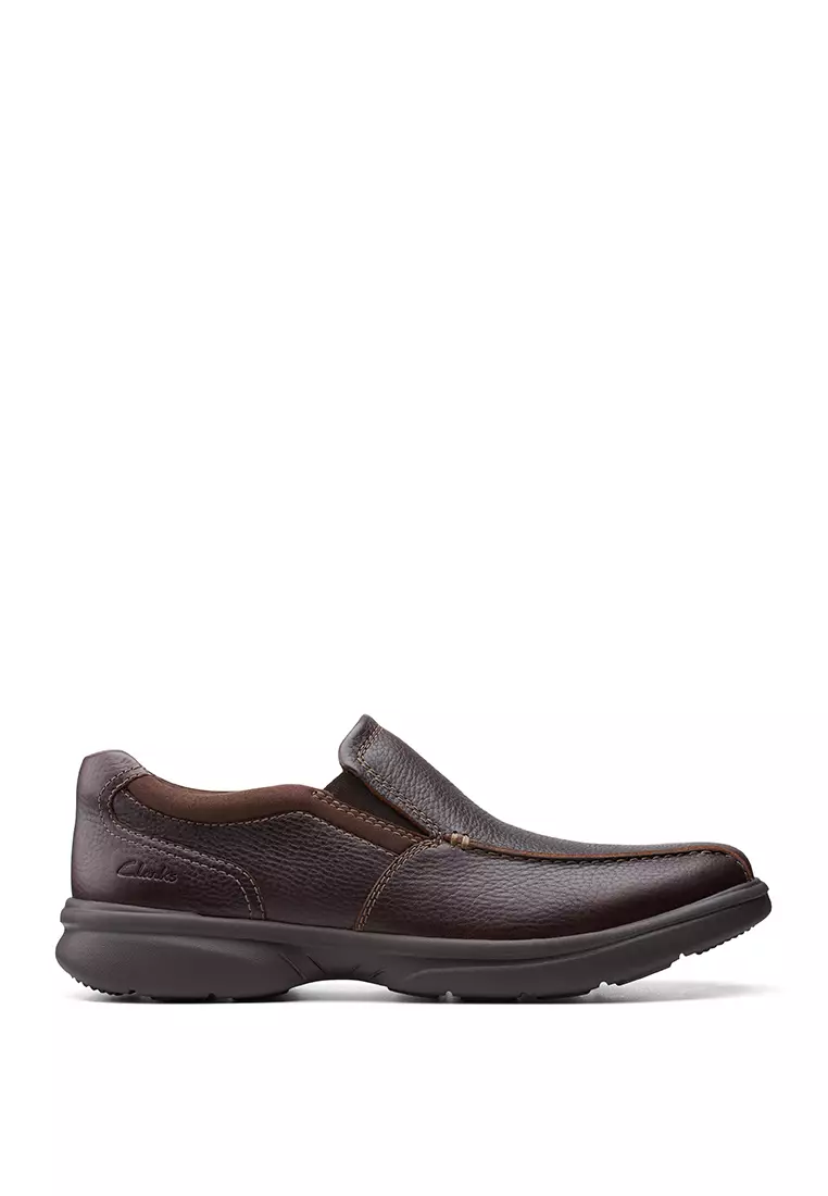 Discount on Clarks  shoes - SKU: Bradley Step Slip On Shoes Brown