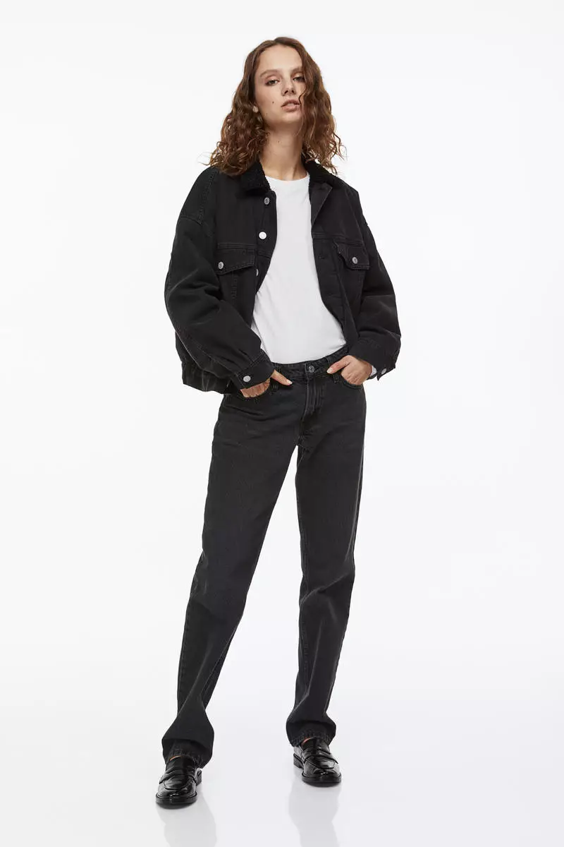 H & m outlet jeans straight regular waist