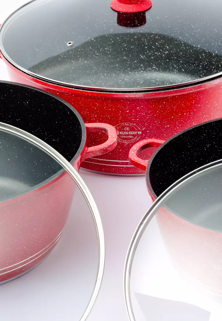 Buy Dessini Cookware Dessini 6pcs Nonstick Aluminium Die Cast Casserole