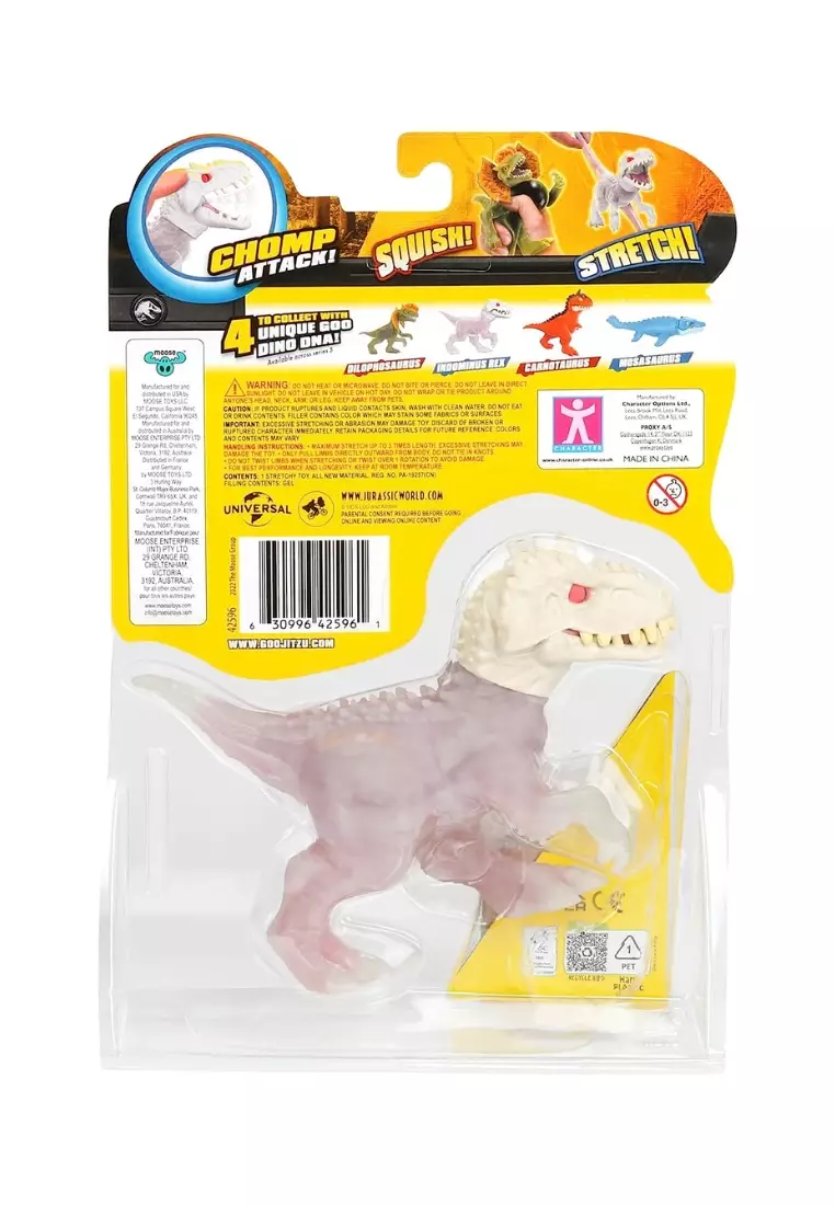 Heroes of Goo Jit Zu Jurassic World Hero Pack, Indominus Rex, More Than 4" Long