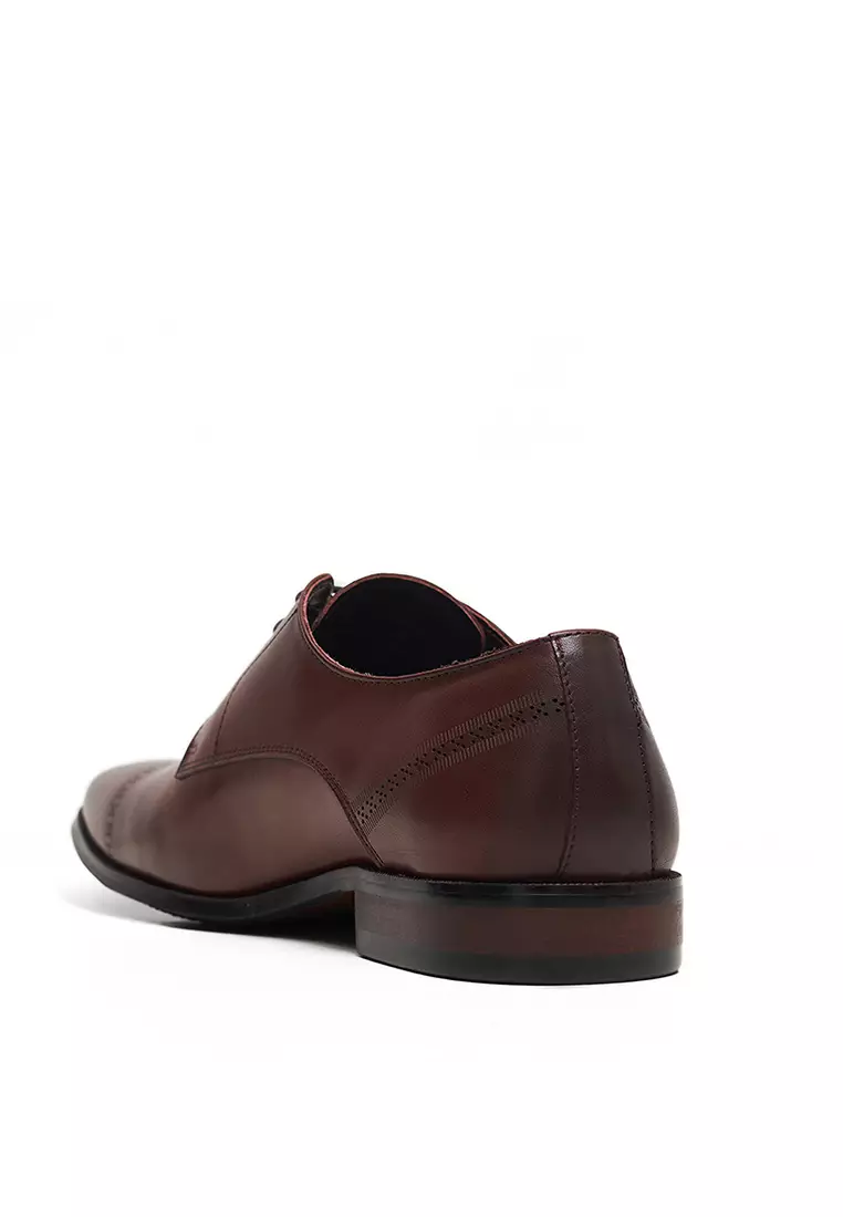 Sepatu Formal Pria Gino Mariani Alpinolo Coklat