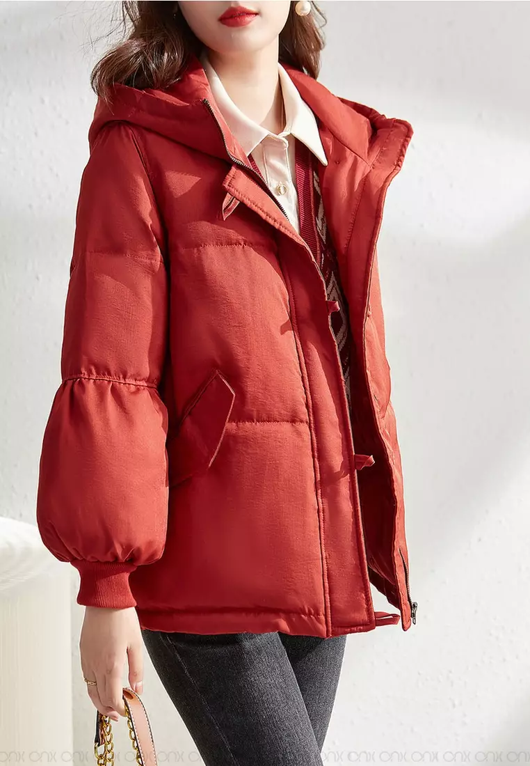 Thickened Hooded Thermal Down Cotton Jacket
