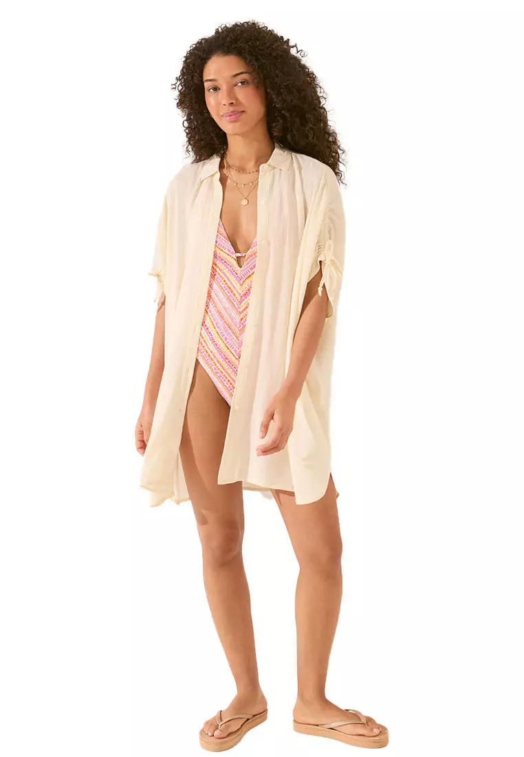 White Bamboo Cropped Camisole