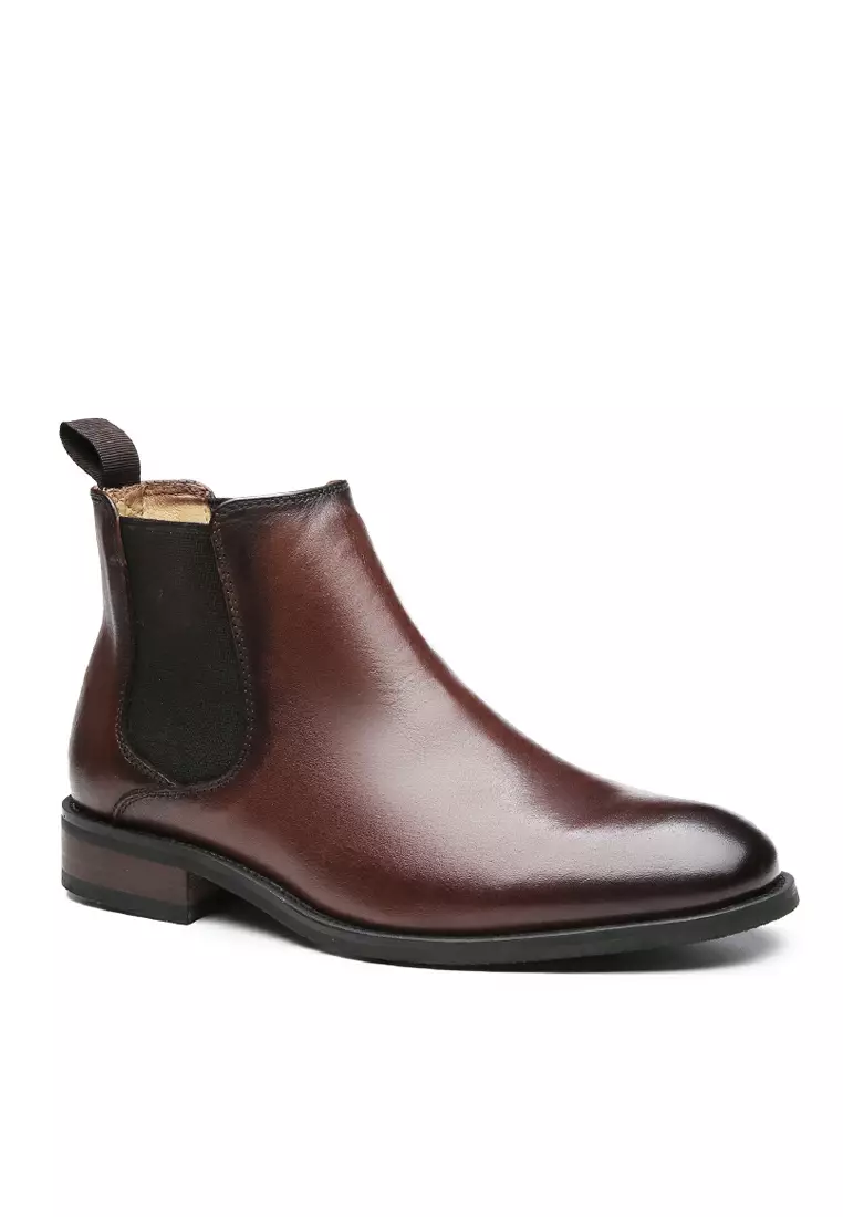 Full-grain Suede Chelsea boots