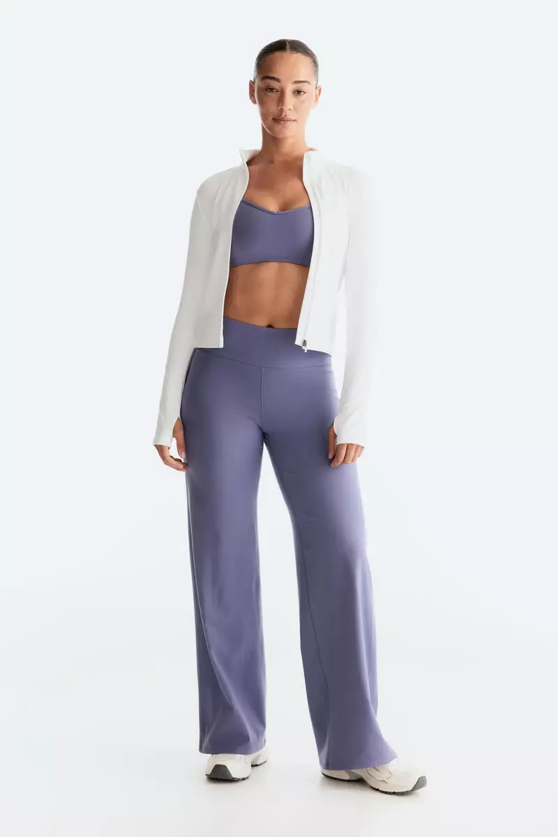 Wide sports leggings with SoftMove™
