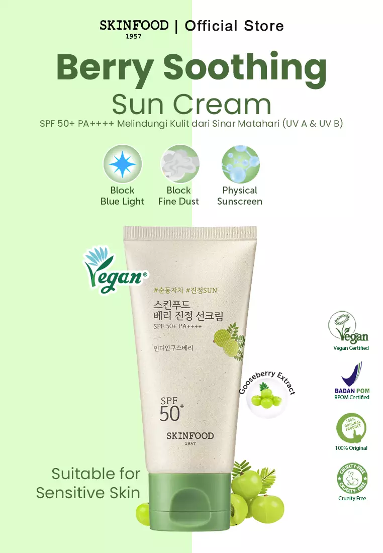 SKINFOOD - Berry Soothing Sun Cream