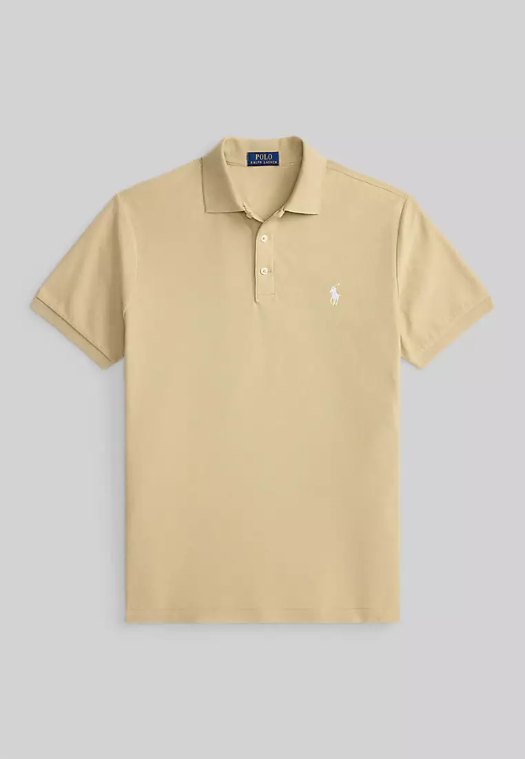Custom Slim Fit Honeycomb-Mesh Polo