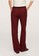 Mango red Wool Straight-Fit Trousers 2BC9AAADB24FCCGS_2