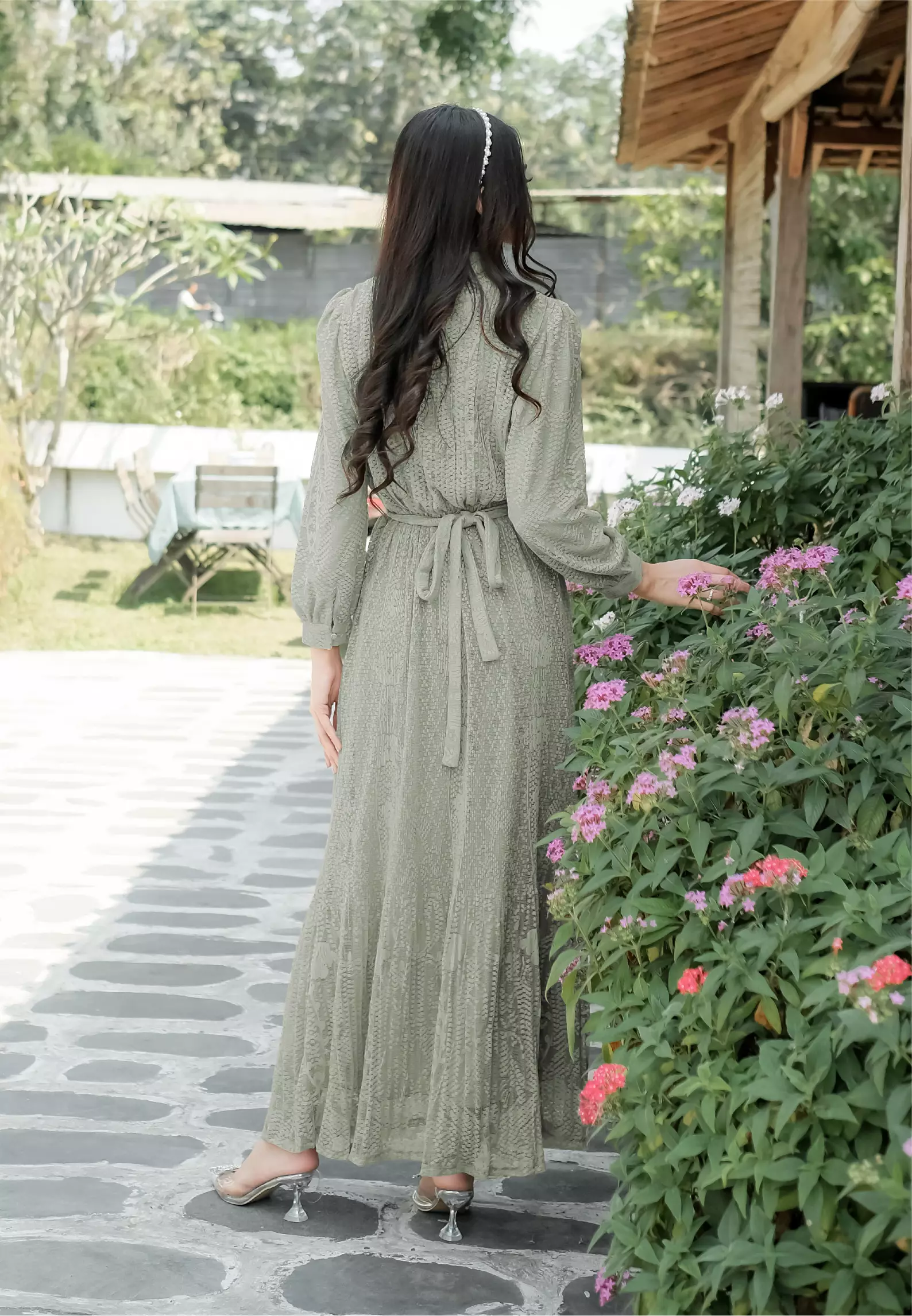 Ivanka Dress - Soft Sage