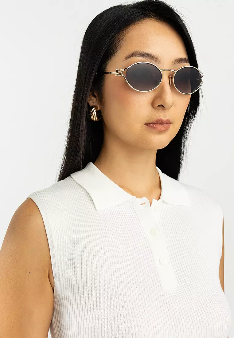 Miu Logo Sunglasses