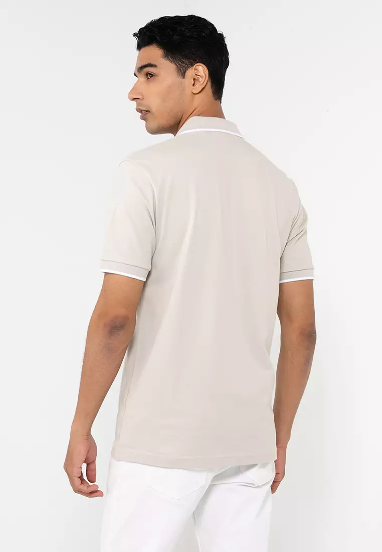 Pique Slim Fit Polo Shirt - BOSS Orange