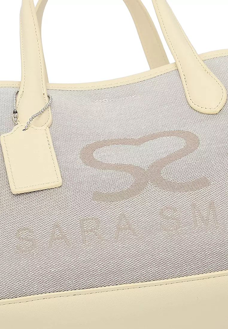 Women's Logo Top Handle Bag / Sling Bag / Crossbody Bag (Tas Selempang / Tas Tangan) - Kuning