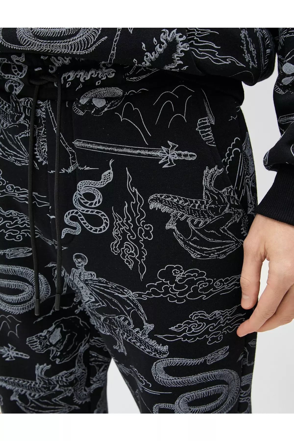 Snakes Print Sweatpants