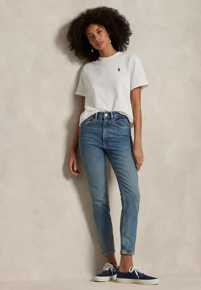 Cotton Jersey Short Sleeve Crewneck Tee