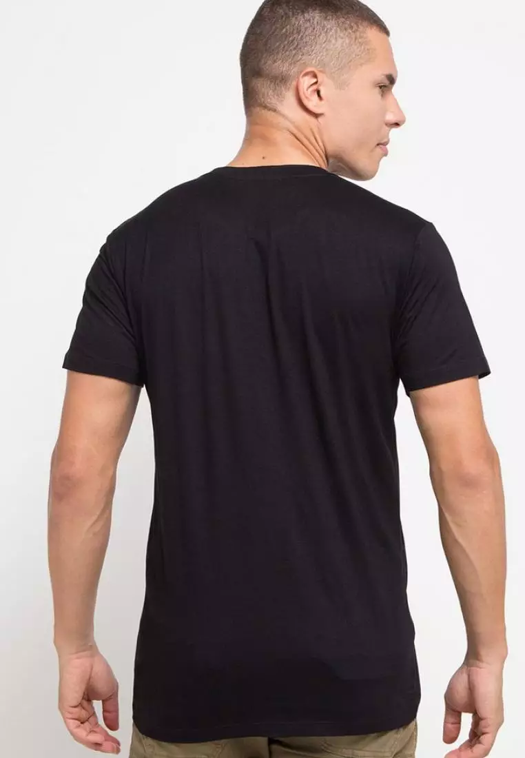 MTD09C Dj Rock Not Funny blk T-shirt Hitam