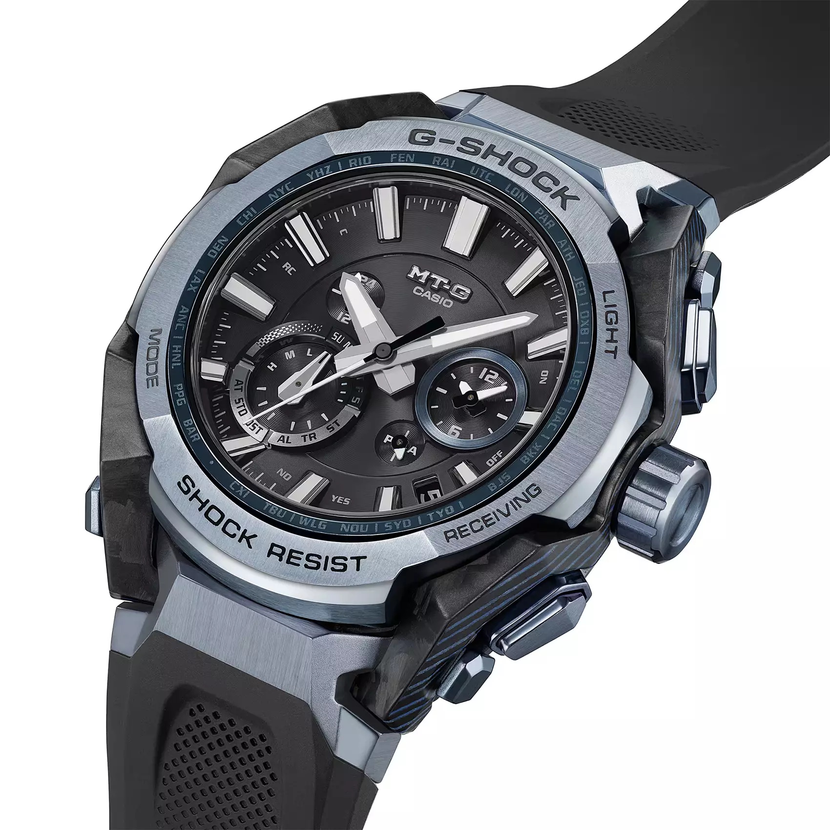 Casio G-Shock JDM Watch - Jam Tangan Pria - Carbon Case - Black Resin Band - MTG-B4000B-1A2