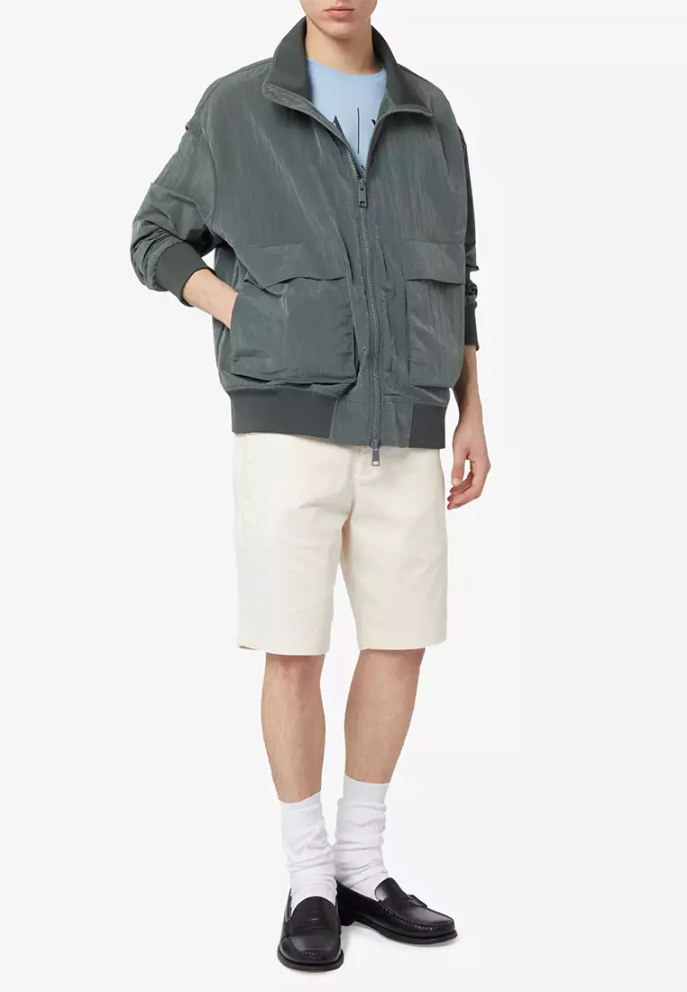 Blouson In Coated Fabric