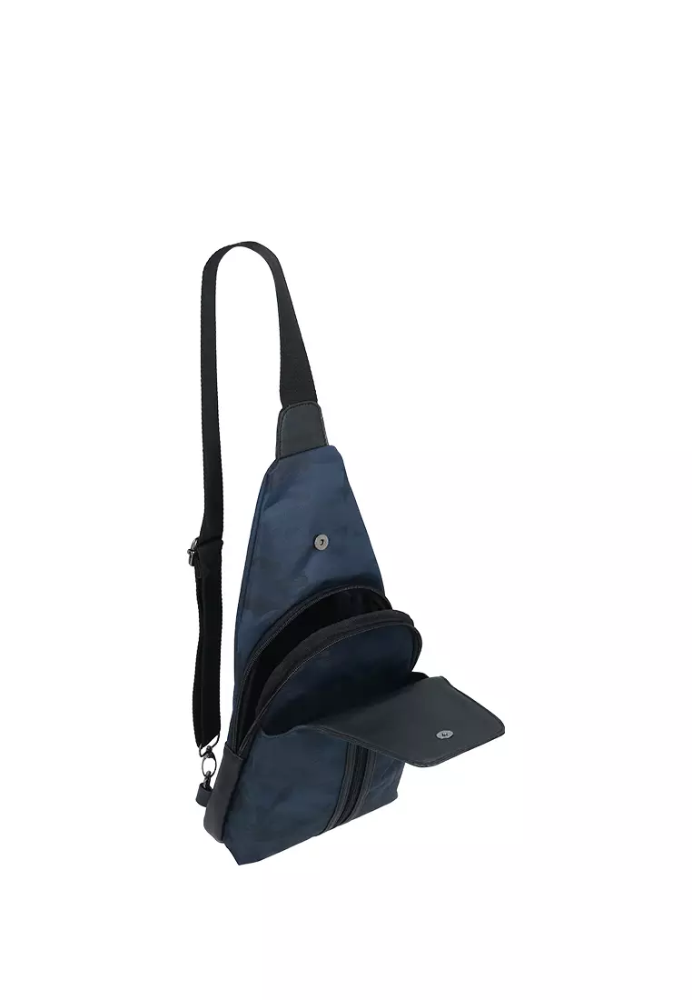 NAOKI by Mayonette Axa Crossbody Chest Sling Bag - Navy