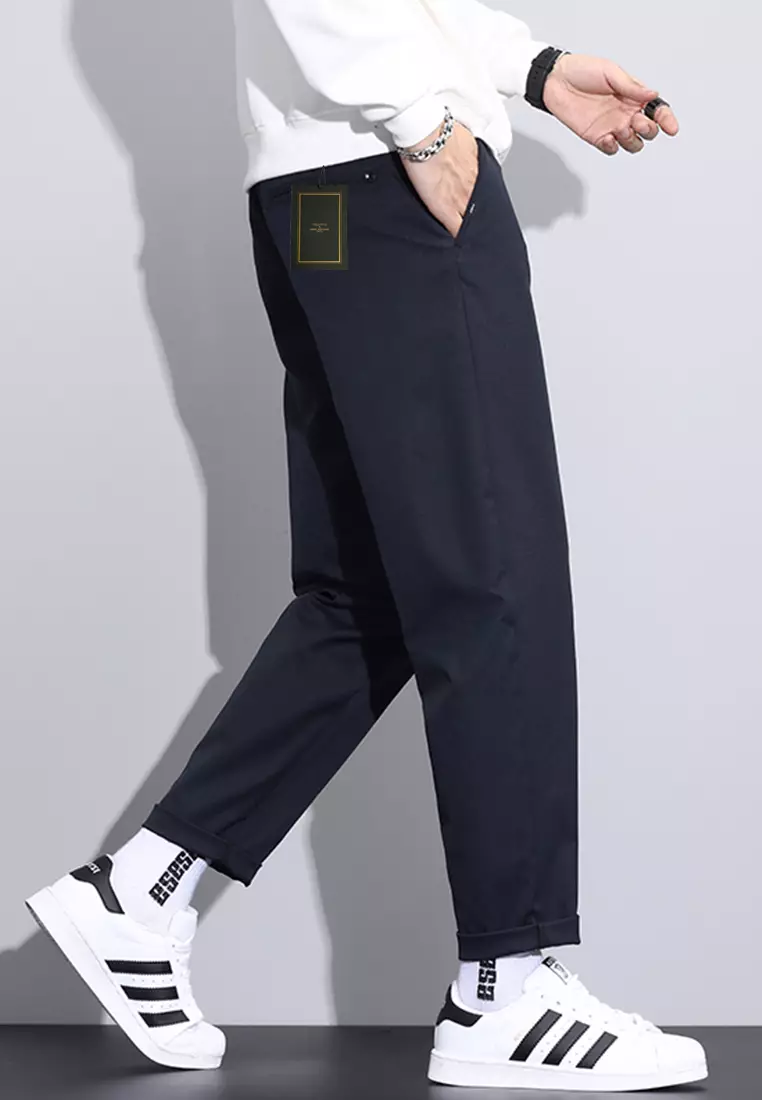 Tapered Mid Waist Suit Pants AY-L9875