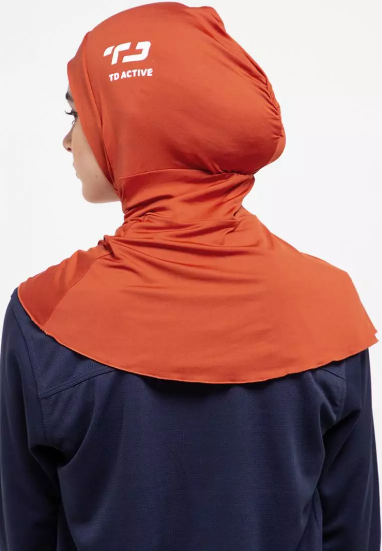 Td Active LH002 sport hijab betta terracotta