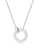 CELOVIS silver CELOVIS - Artemis Interlocking Roman Numeral Ring Pendant Necklace in Silver C8774AC8EC7954GS_1