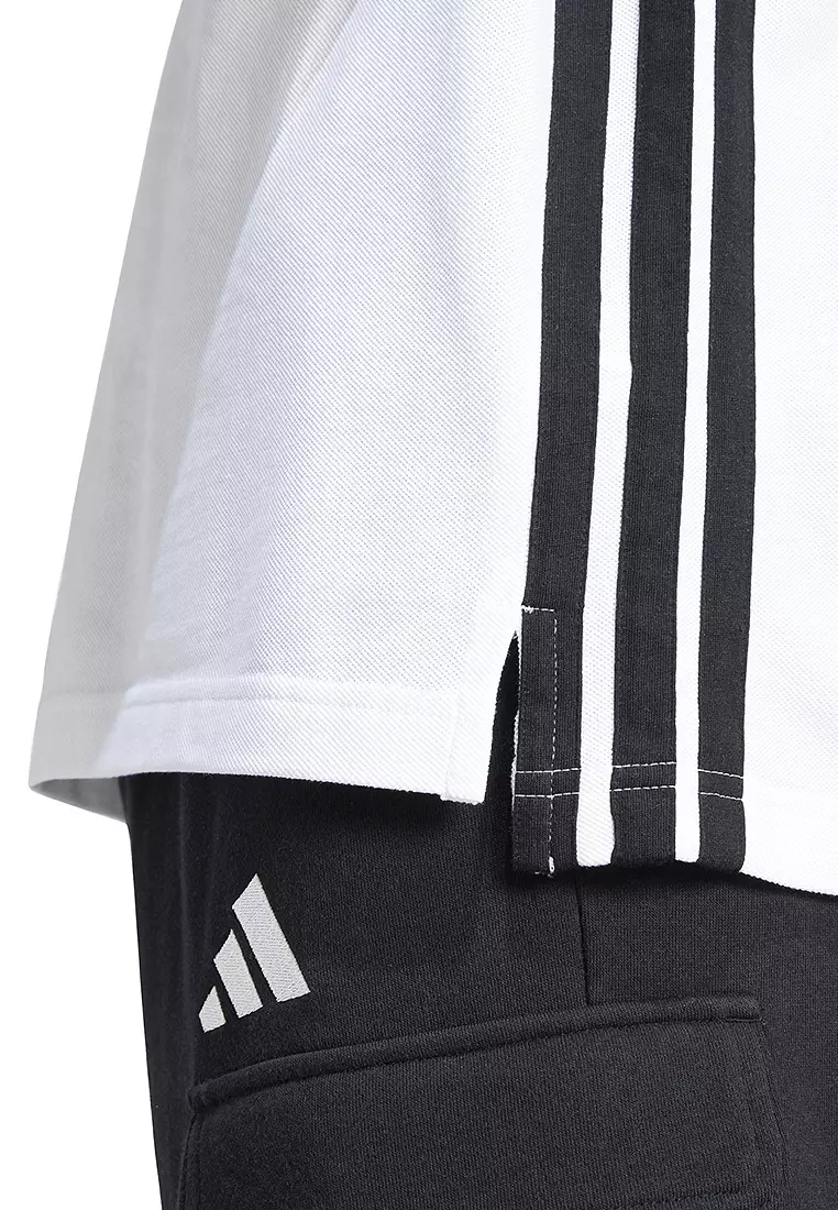 Essentials 3-Stripes Piqué Polo Shirt