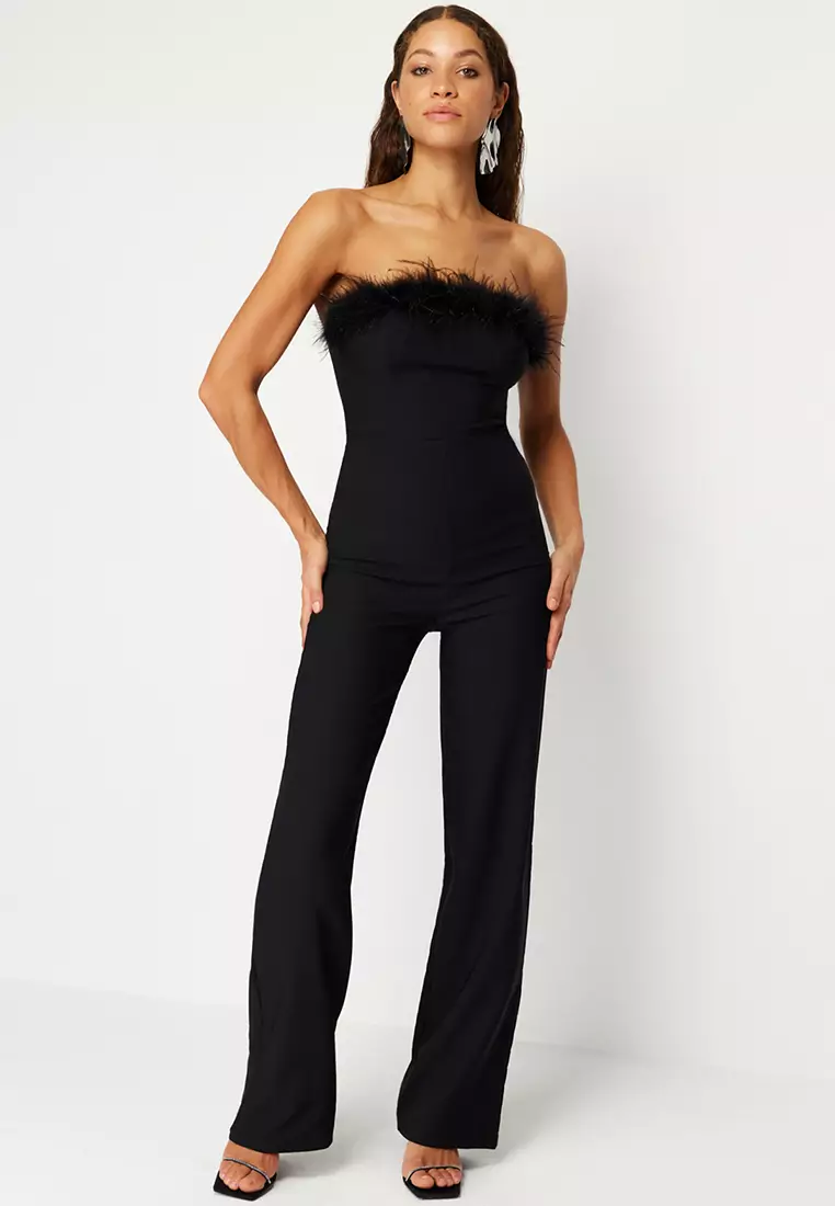 Buy Trendyol Strapless Jumpsuit 2025 Online ZALORA Philippines