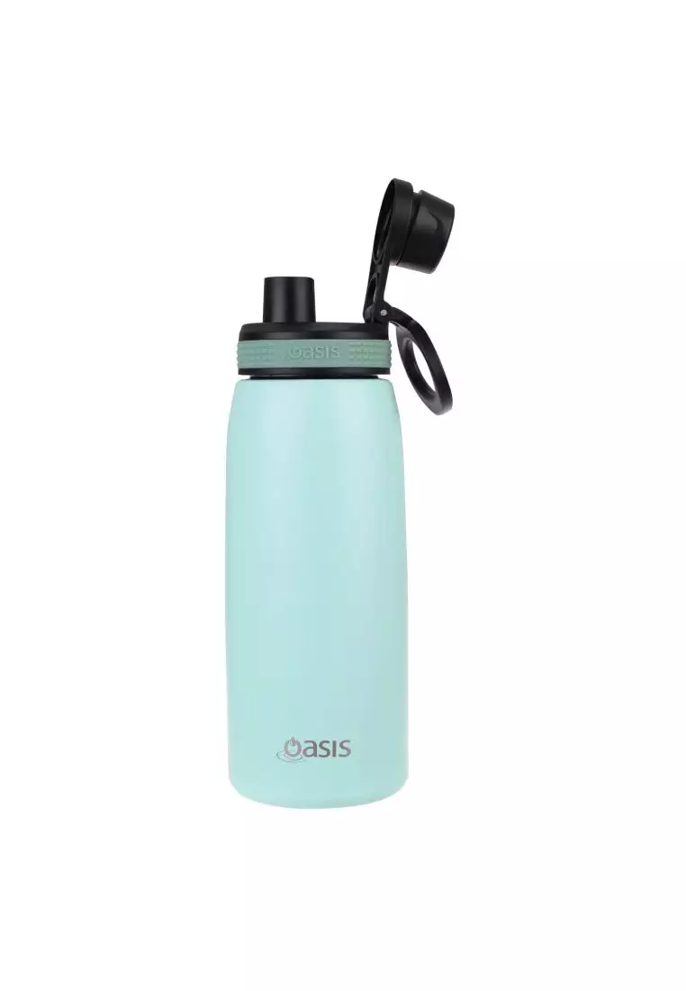Oasis Stainless Steel Insulated Sports Water Bottle with Screw Cap 780ML - Mint