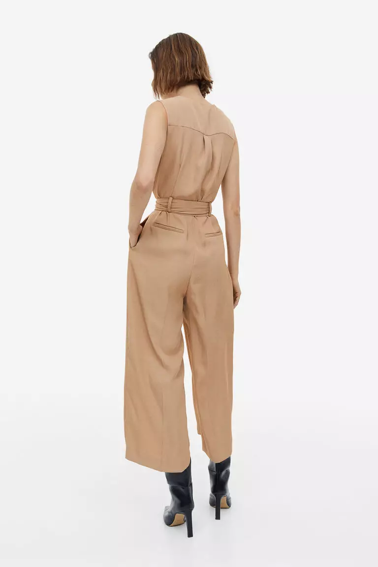 Hm jumpsuit clearance beige