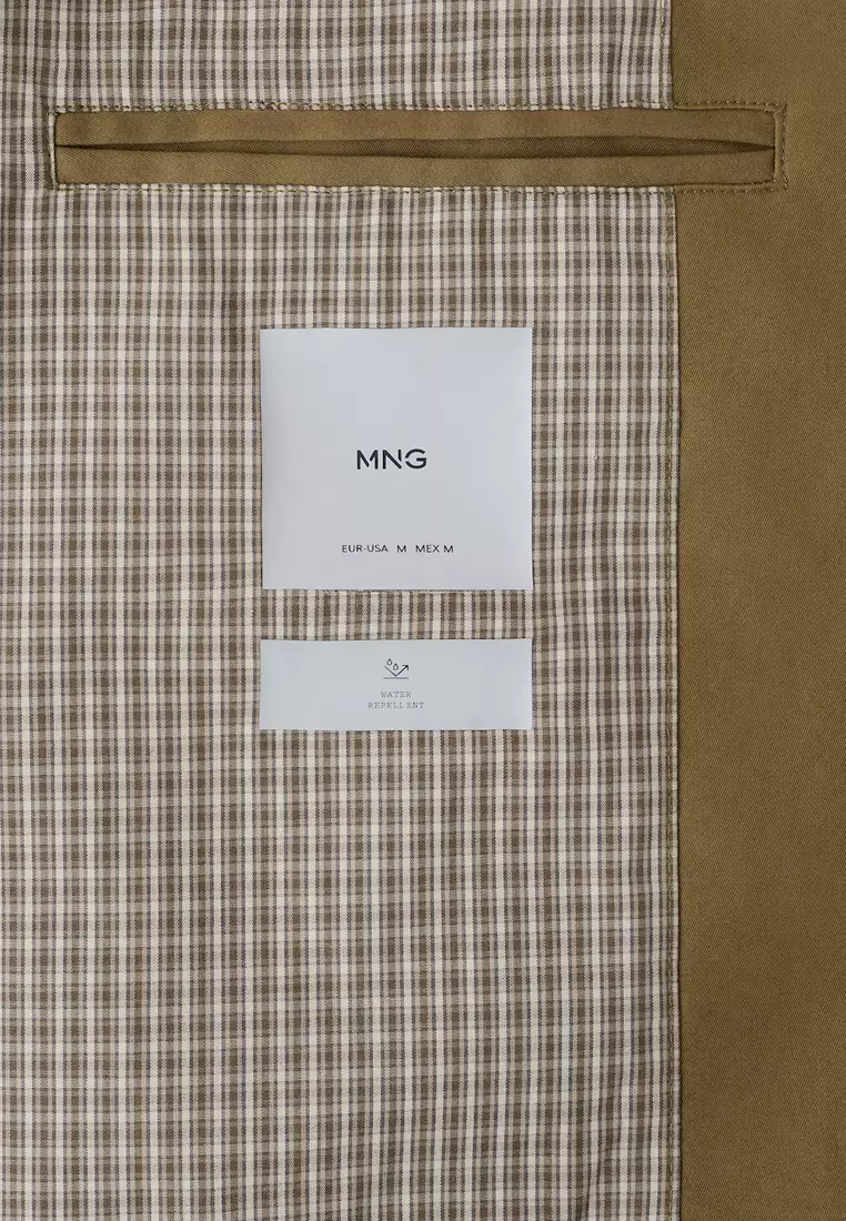 Water-Repellent Parka Jacket With Pockets