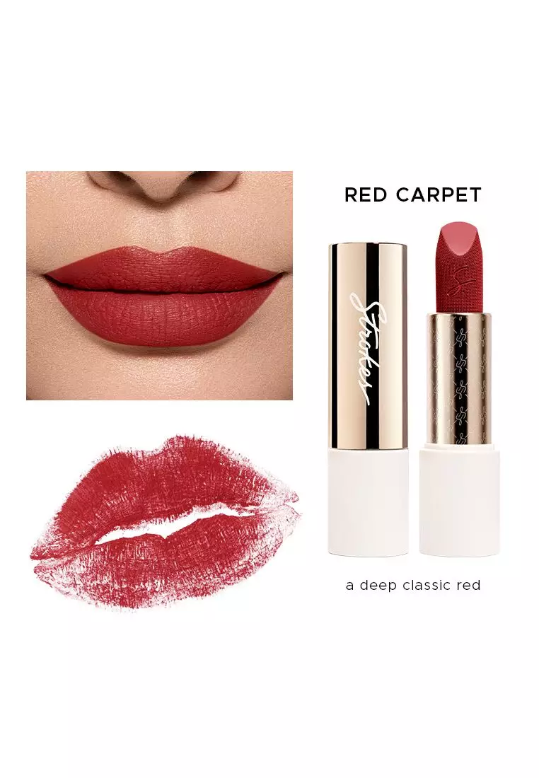 Discount on Strokes  shoes - SKU: Strokes Velvet Matte Kiss Bullet Lipstick in Red Carpet