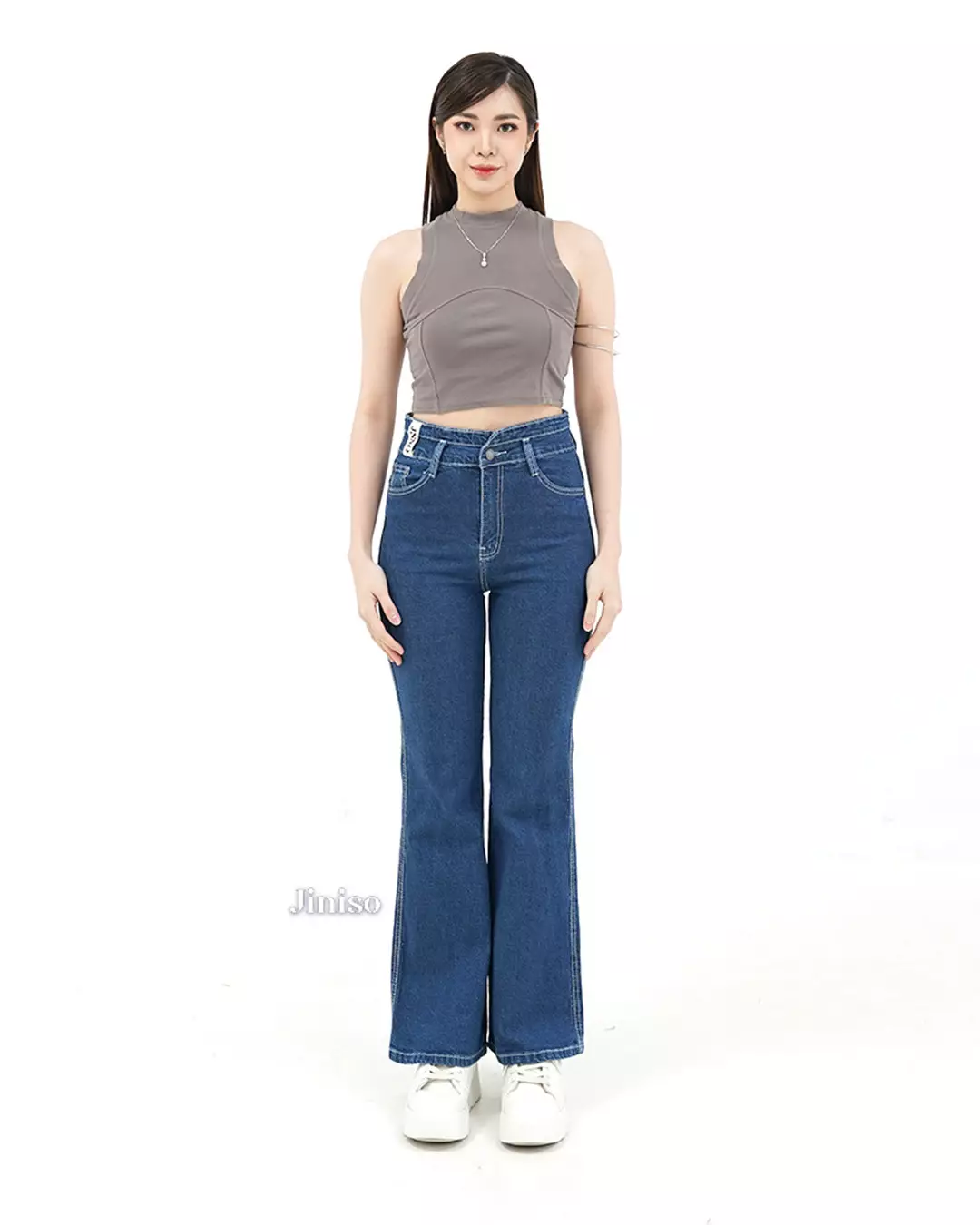 Ultra Highwaist Cutbray Stretch Jeans 611 HANGOUT