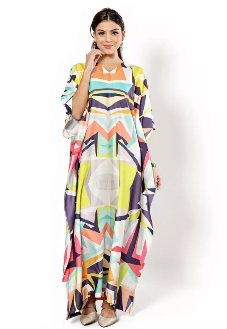 Kanzi Exclusive Short Sleeve Kaftan