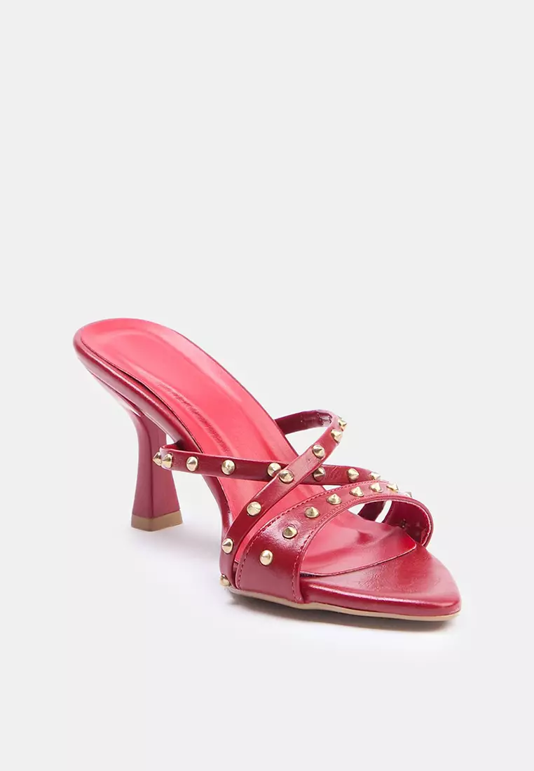 Stud Mid Heels