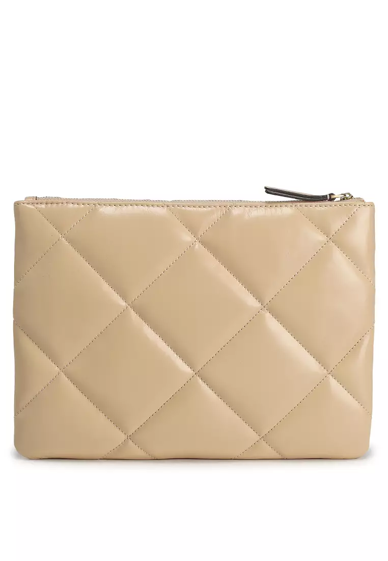 Kira 絎縫商標小袋 (tr)