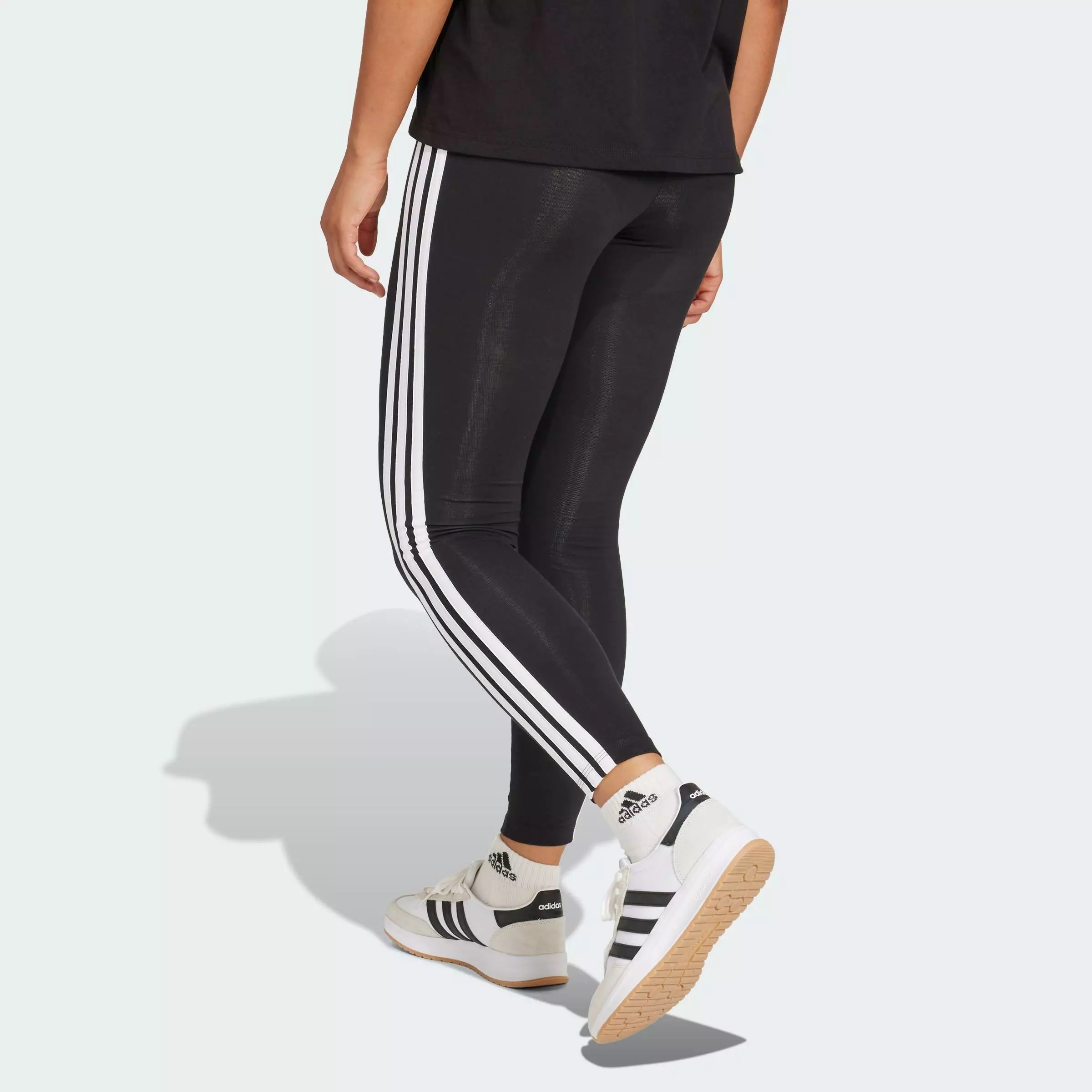 Essentials 3-Stripes Cotton Leggings