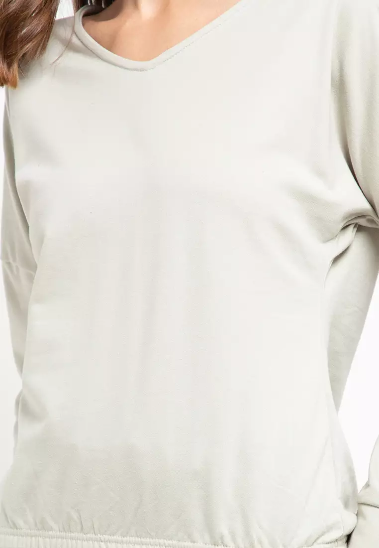 Sweater Atasan Lengan Panjang Green