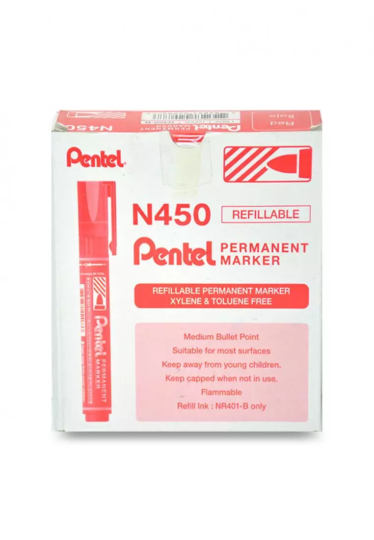 PENTEL N450 BROWN Permanent Marker  