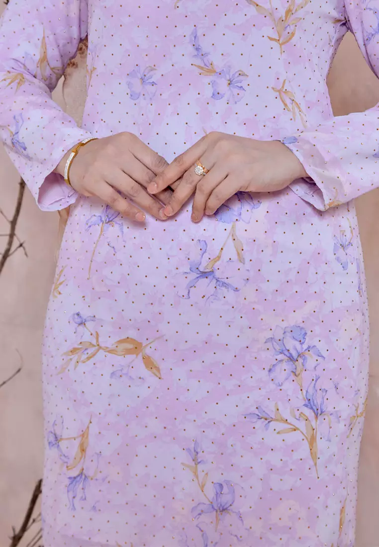 Ariel Kurung Modern Princess in Metallic Gold Beading