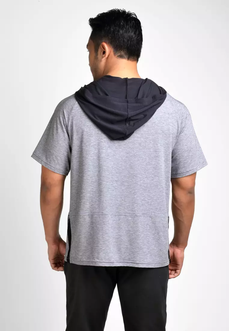 ViQ Men Short Sleeve Hoodie