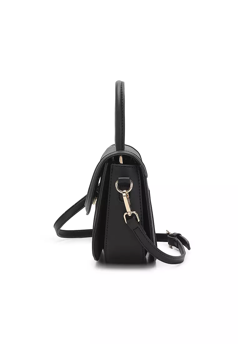 Women's Top Handle Bag / Sling Bag / Crossbody Bag / Shoulder Bag (Tas Tangan / Tas Selempang / Tas Bahu) - Hitam
