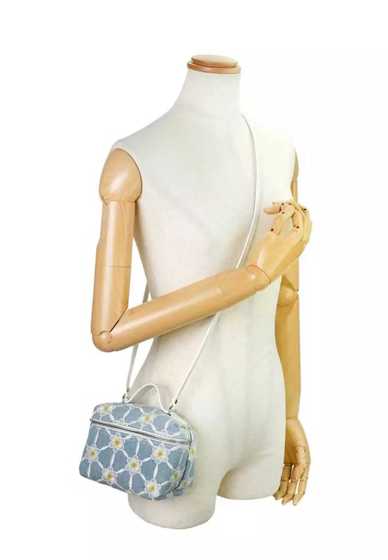 Le Pliage Collections XS Vanity Crossbody Bag Sky Blue 10187HEW