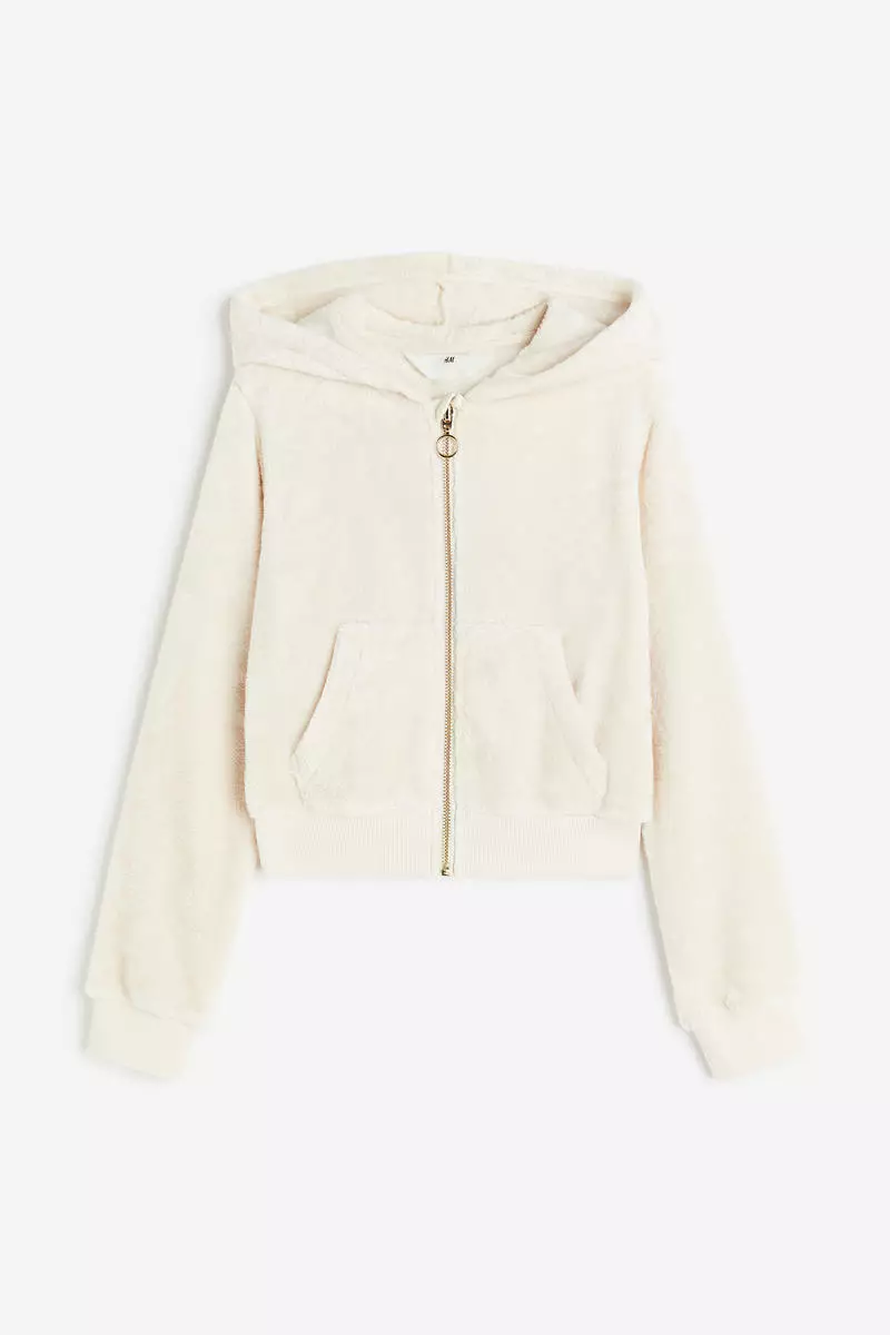 H&m fluffy hoodie hotsell