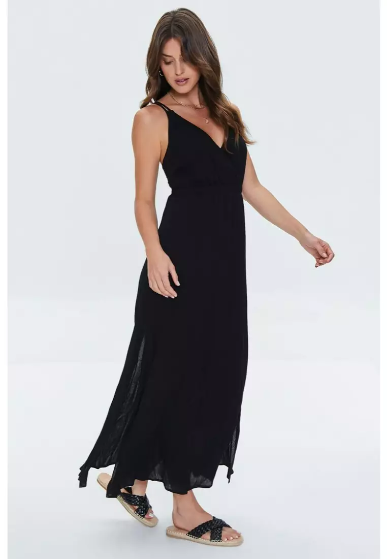 Forever 21 sales surplice maxi dress