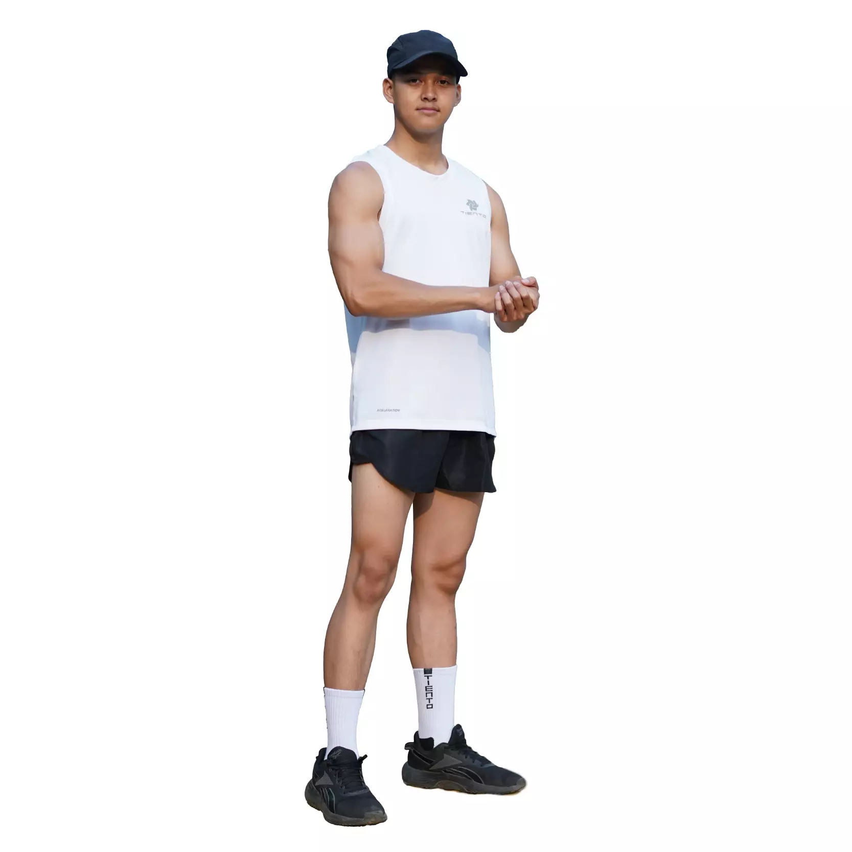 Tiento Singlet Running Baju Sleeve Less  Kaos Dry Fit Olahraga Lari Pria Xcel Series