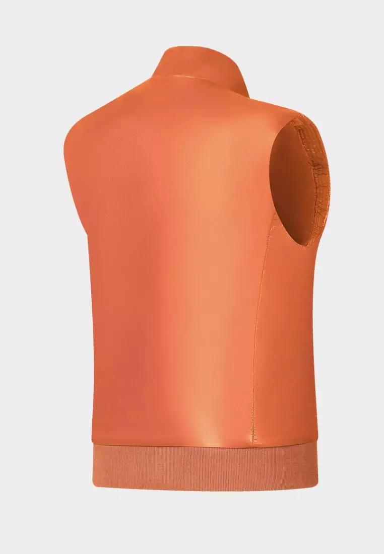 FILA CORE ATHLETICS GOLF X VERSAILLES COLLECTION Women Woven Vest (Orange)