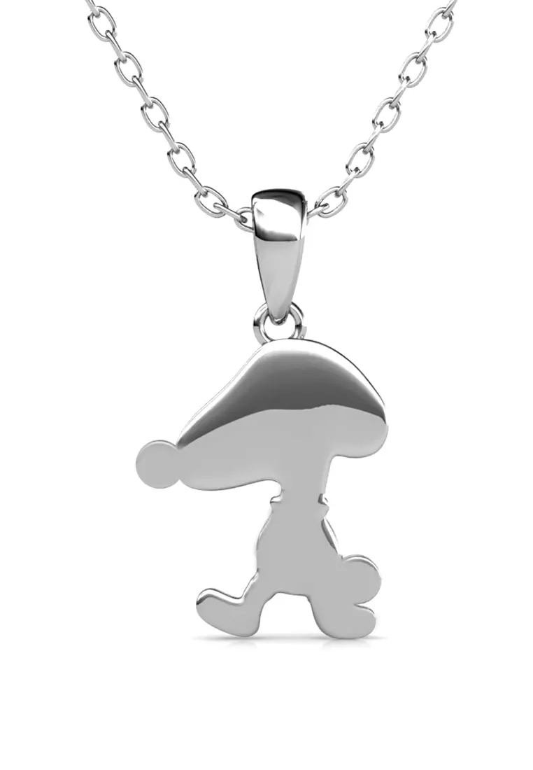 Pup Beagle White WG - Kalung Crystal by Her Jewellery