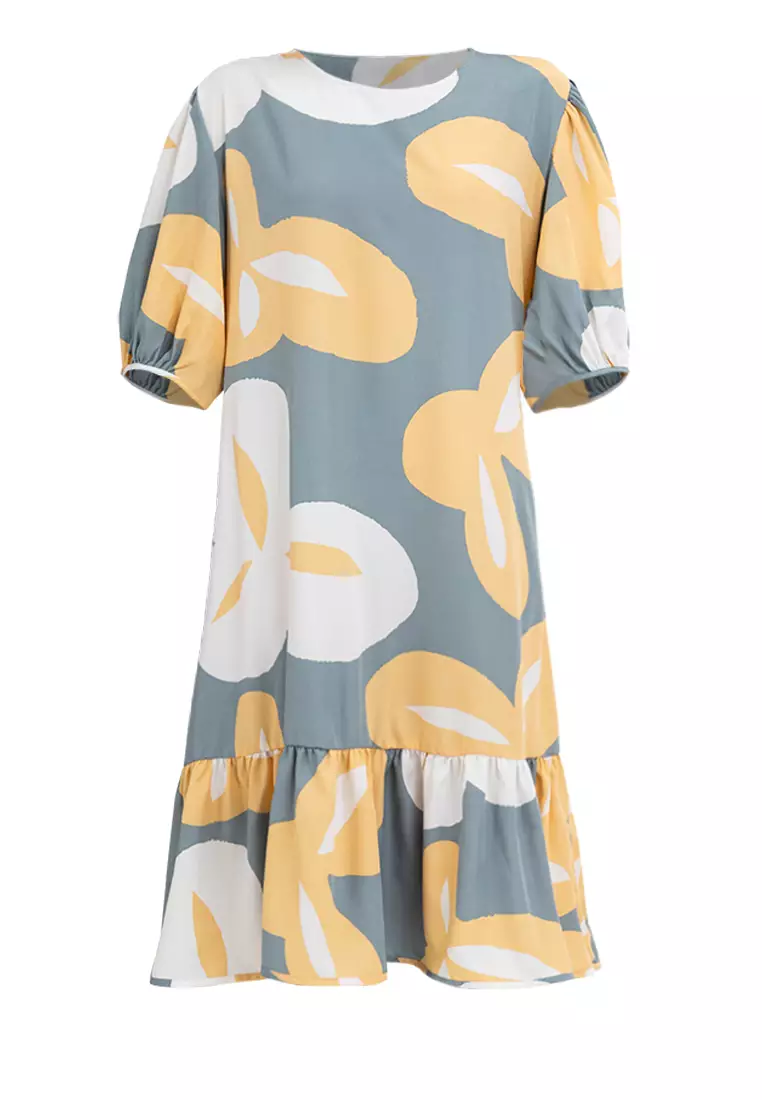 Azalea Abstract Print Dress