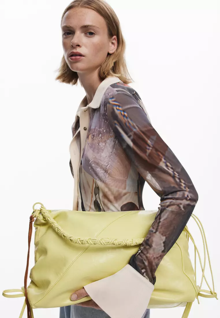 Shiny Ribbon Shoulder Bag