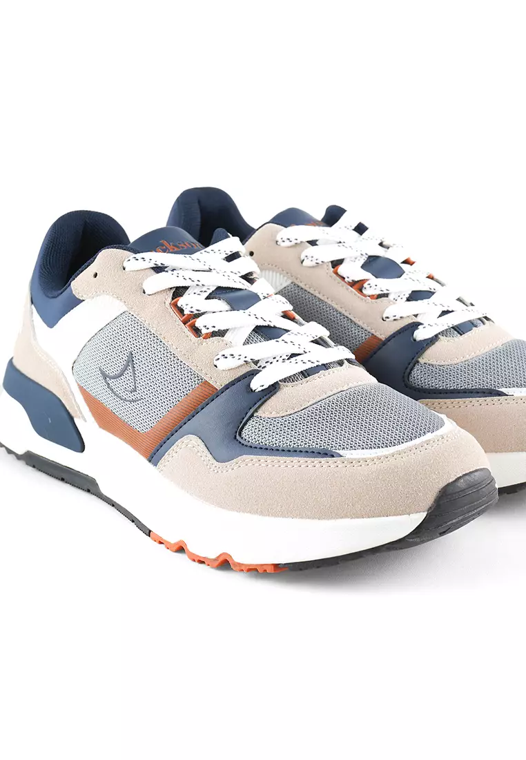 Jackson Rons 1ST Navy Beige - Sepatu Sneakers